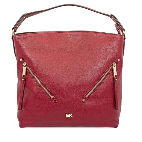 Michael Kors Evie Convertible Pebble Leather Shoulder Bag, 